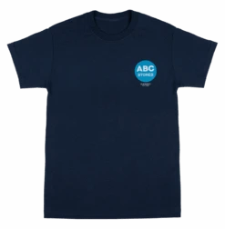Crew Neck Tee - ABC Classic: Navy