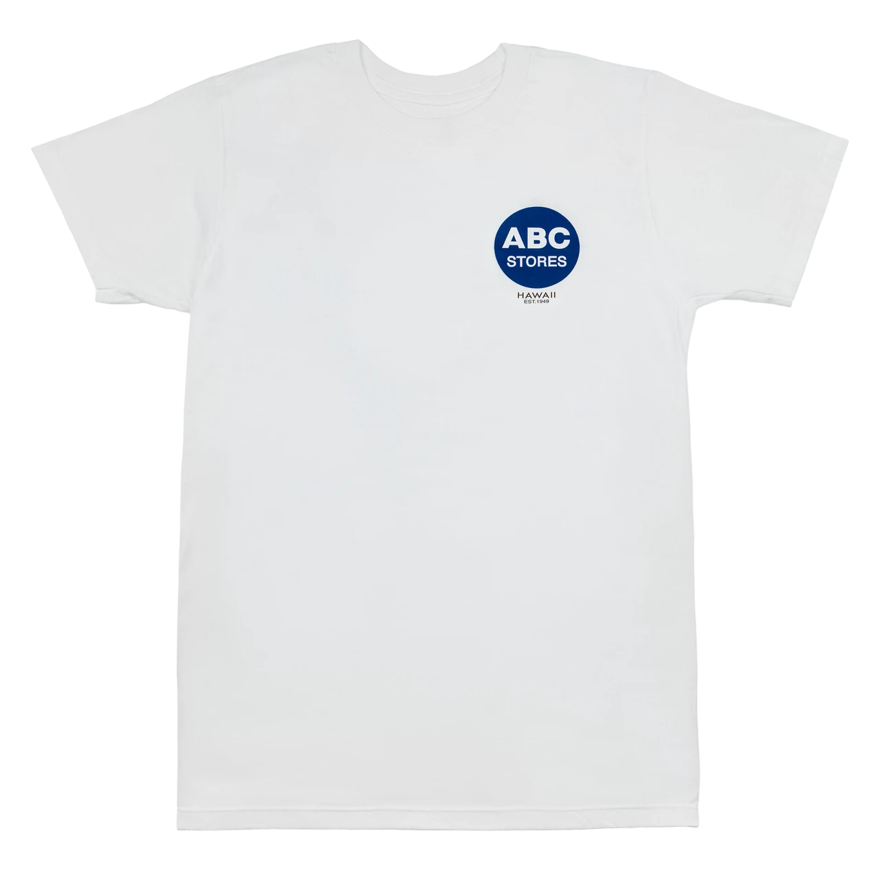 Crew Neck Tee - ABC Classic: White 1 Crew Neck Tee - ABC Classic: White