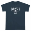 Vintage Dyed Tee - MAUI Collegiate: Dark Blue