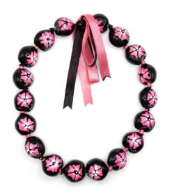Kukui Nut Choker - Painted: Pink