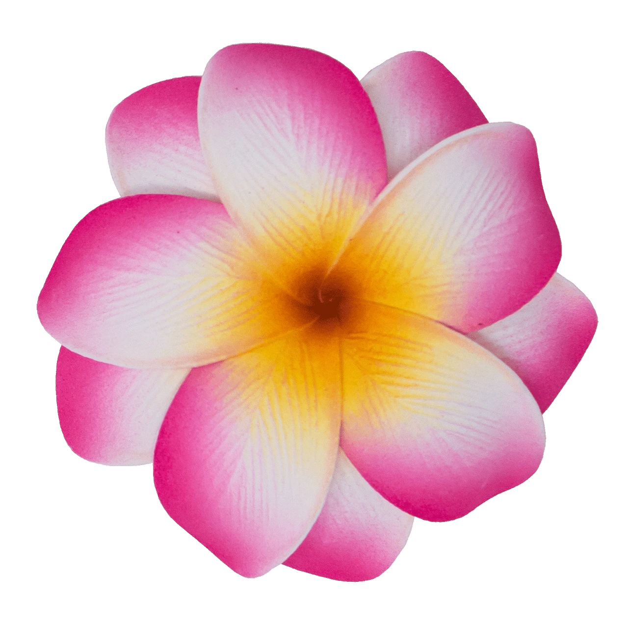 Medium Double Plumeria Clip: Pink 1 Medium Double Plumeria Clip: Pink