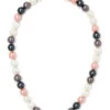 Jewel Of The Sea Mother Of Pearl Necklace: Multi-Colored Light