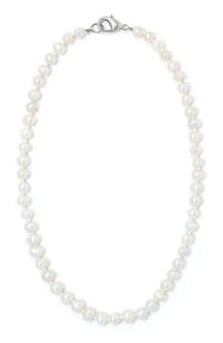 Freshwater Pearl Necklace 18": White