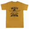 Crew Neck Tee - MAUI Aloha State: Gold