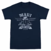 Crew Neck Tee - MAUI Aloha State: Navy