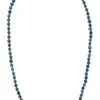 Freshwater Pearl Necklace 32": Black