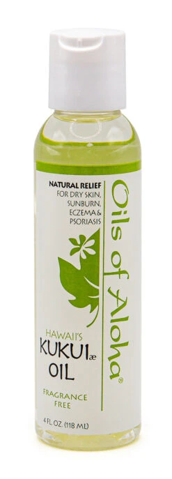 Oils Of Aloha - Kukui Nut Oil 4oz: Fragrance Free