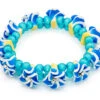 Flower Bracelet: Blue