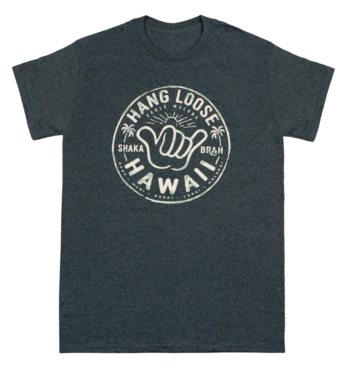 Hawaiian Performance Surfwear® - Shaka Brah: Charcoal Heather 1 Hawaiian Performance Surfwear® - Shaka Brah: Charcoal Heather