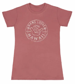 Island Girl® Surf Tee - Hangloose: Rose