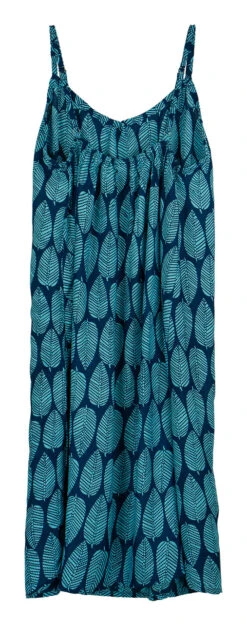Napua Collection Sundress: Mango Leaves - Blue 10 Napua Collection Sundress: Mango Leaves - Blue -Fashion Clothing Store 44761 MA 1 Napua Sundress MangoLeavesBlue Flat Back 82635.1707853797