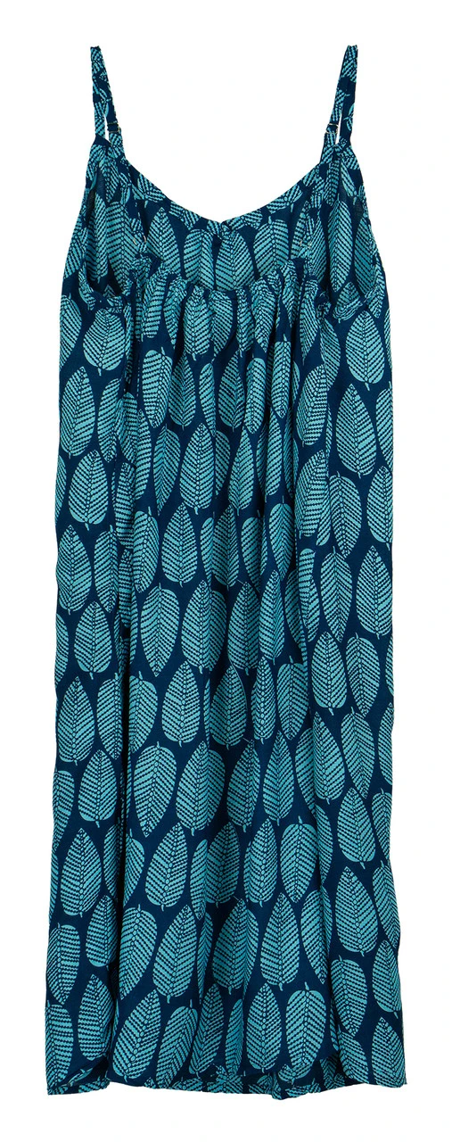 Napua Collection Sundress: Mango Leaves - Blue 5 Napua Collection Sundress: Mango Leaves - Blue - Image 5