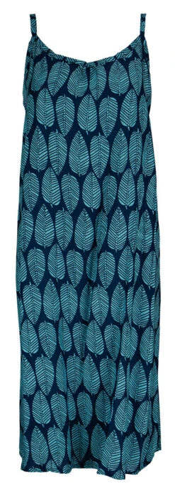 Napua Collection Sundress: Mango Leaves - Blue