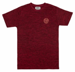 Hawaiian Athletics® Sports Tee - Shaka Pocket: Space Red