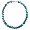 Freshwater Pearl Necklace - Large: Black