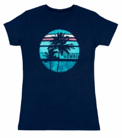 Island Girl® Surf Tee - Sunset: Navy