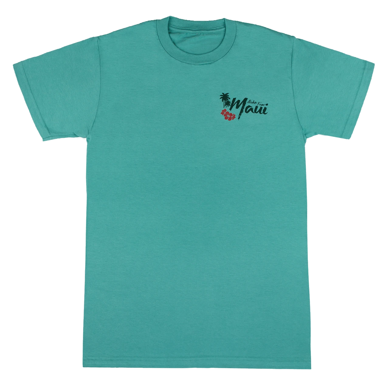 Vintage Dyed Tee - MAUI Hula: Sea Green 1 Vintage Dyed Tee - MAUI Hula: Sea Green