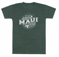 Vintage Dyed Tee - MAUI Islands: Green Heather