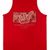 Men's TANK TOP - Hangloose Frame: Red