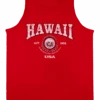 Men's TANK TOP - Collegiate: Red