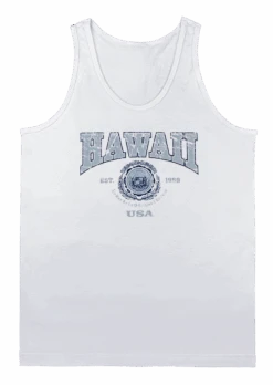 Men's TANK TOP - Collegiate: White