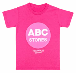 Hawaiian Performance Surfwear® Child's Tee - ABC Classic: Raspberry
