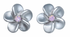 Small Plumeria With Crystal Earrings -Fashion Clothing Store 63901 ICEarring PlumeriaMedium Opal s20 59004.1594347347.1280.1280 57058.1634667907
