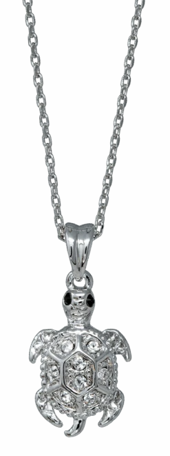 Island Crystal Charm Necklace -Fashion Clothing Store 63903 ICNecklace Turtle s20 31024.1594340843.1280.1280 13054.1705712334