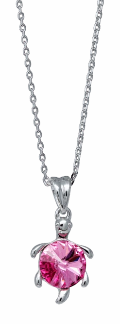 Turtle With Crystal Necklace -Fashion Clothing Store 63906 ICNecklace Turtle Rose s20 82615.1608843811.1280.1280 72754.1634676003