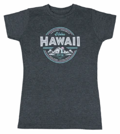 Island Girl® Surf Tee - Island Life: Charcoal Heather