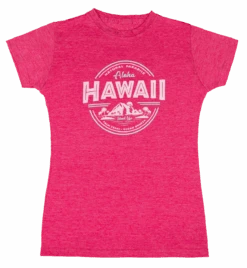 Island Girl® Surf Tee - Island Life: Fuschia Heather