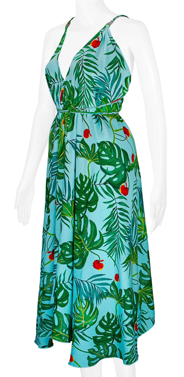 Robin Ruth® Maxi Dress: Tropical Fronds 10 Robin Ruth® Maxi Dress: Tropical Fronds - Image 10