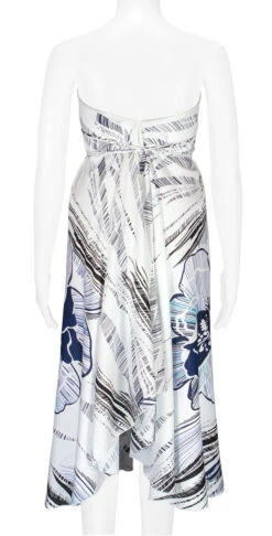 Robin Ruth® Maxi Dress: Hibiscus Canvas 16 Robin Ruth® Maxi Dress: Hibiscus Canvas -Fashion Clothing Store 68484 RRMaxiDress Tube HibiscusCanvas Model Back 30662.1689792824