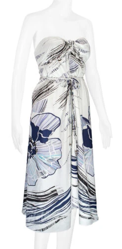 Robin Ruth® Maxi Dress: Hibiscus Canvas 15 Robin Ruth® Maxi Dress: Hibiscus Canvas -Fashion Clothing Store 68484 RRMaxiDress Tube HibiscusCanvas Model RightView 89735.1689792824