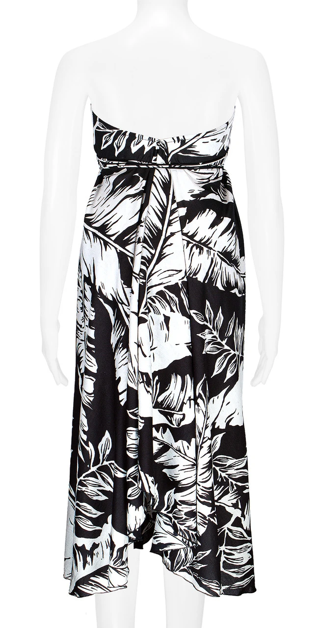 Robin Ruth® Maxi Dress: Monochrome Leaf 12 Robin Ruth® Maxi Dress: Monochrome Leaf - Image 12