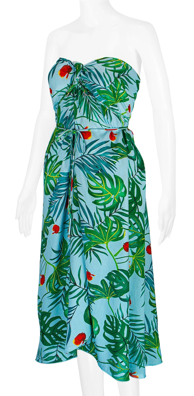 Robin Ruth® Maxi Dress: Tropical Fronds 6 Robin Ruth® Maxi Dress: Tropical Fronds - Image 6