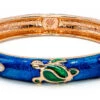 Medium Island Bangle - Honu Design: Royal Blue