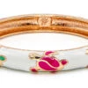 Medium Island Bangle - Honu Design: White