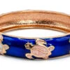 Large Island Bangle - Honu Design: Royal Blue