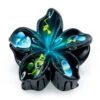 Painted Large Jaw Style Hair Clip: Dark Blue