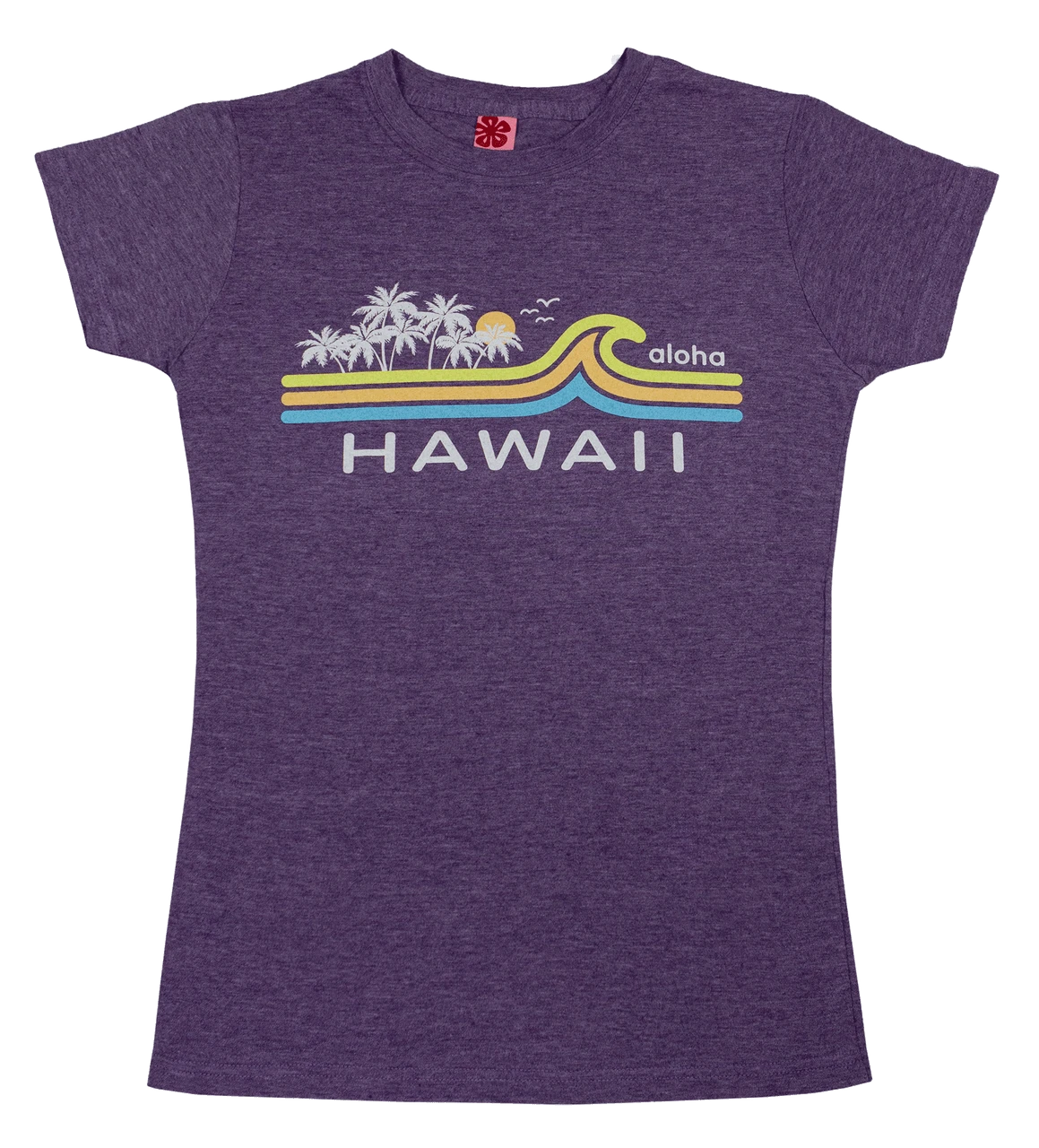Island Girl® Surf Tee - Beach Break: Purple Heather 1 Island Girl® Surf Tee - Beach Break: Purple Heather
