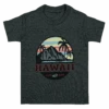 Hawaiian Performance Surfwear® Child's Tee - Tropical Sunset: Charcoal Heather