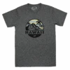 Hawaiian Athletics® Sports Tee - Tropical Sunset: Charcoal Heather