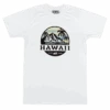 Hawaiian Athletics® Sports Tee - Tropical Sunset: White