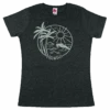 Island Girl® Surf Tee - Sun Surf: Charcoal Heather