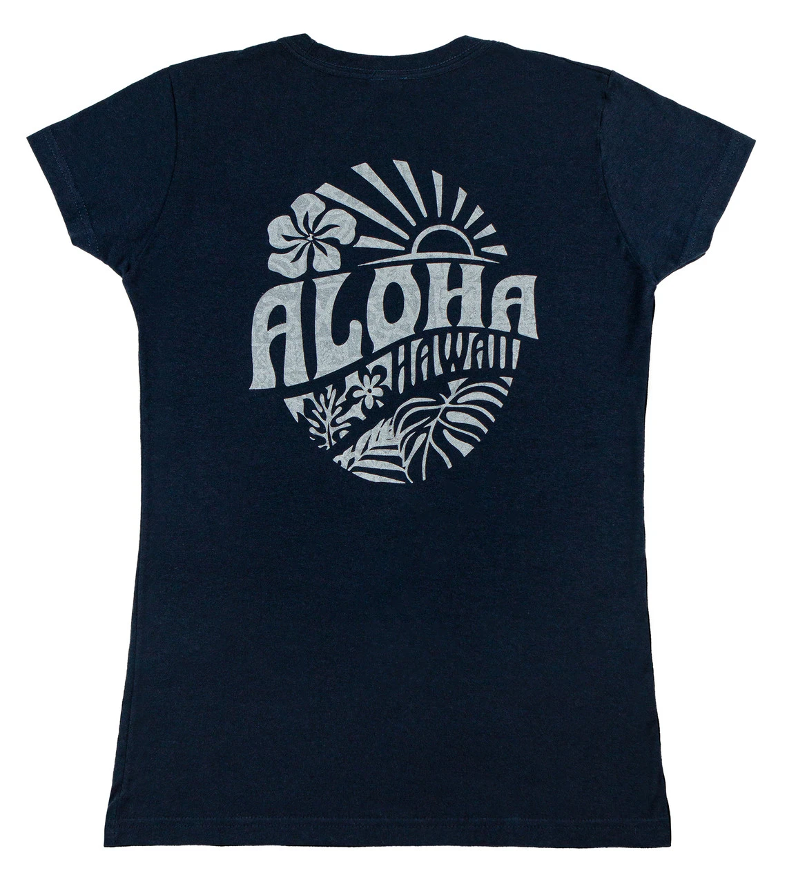 Island Girl® Surf Tee - Sunny Aloha: Navy 6 Island Girl® Surf Tee - Sunny Aloha: Navy - Image 6