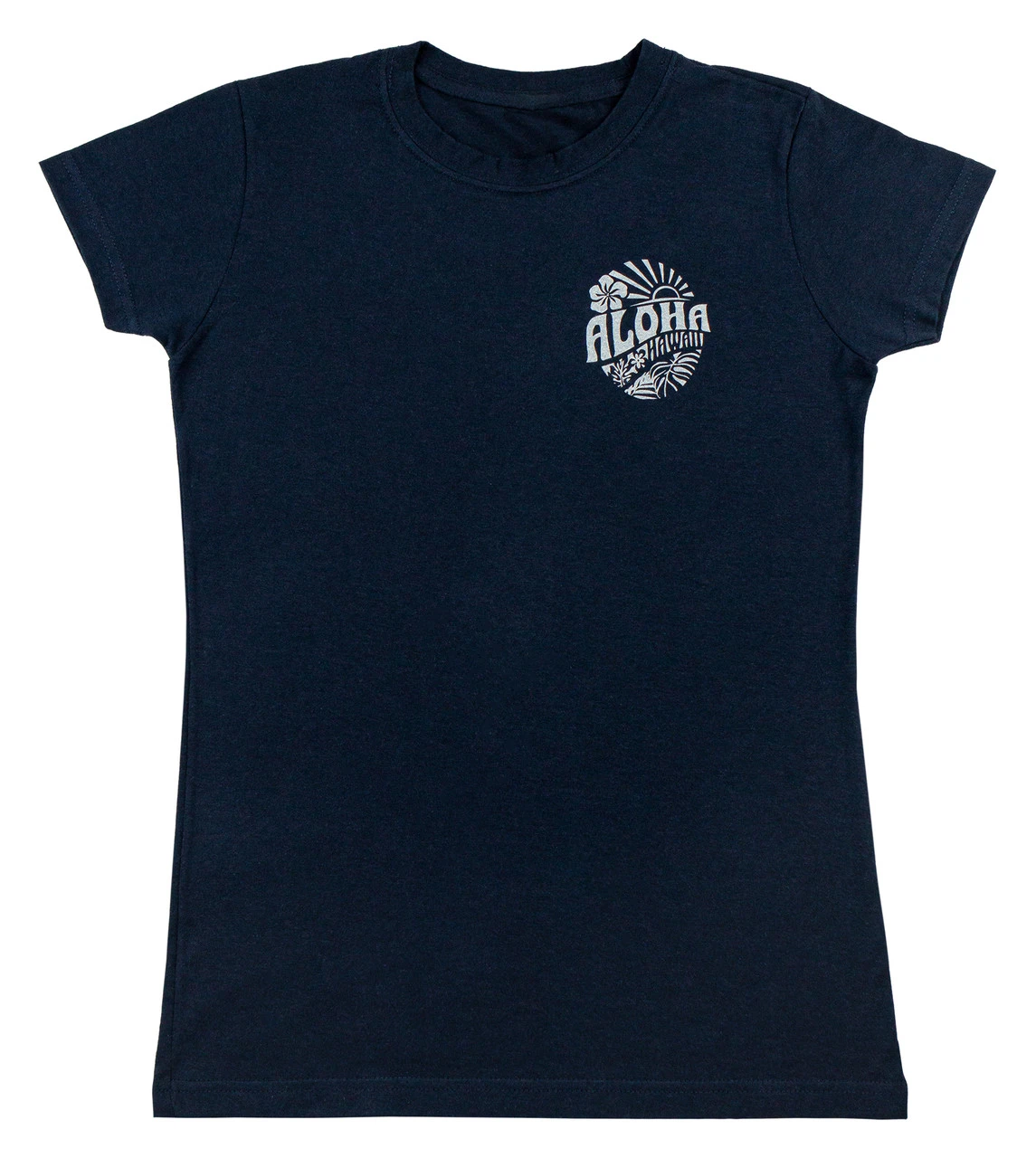Island Girl® Surf Tee - Sunny Aloha: Navy 7 Island Girl® Surf Tee - Sunny Aloha: Navy - Image 7