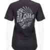 Island Girl® Surf Tee - Sunny Aloha: Charcoal Heather