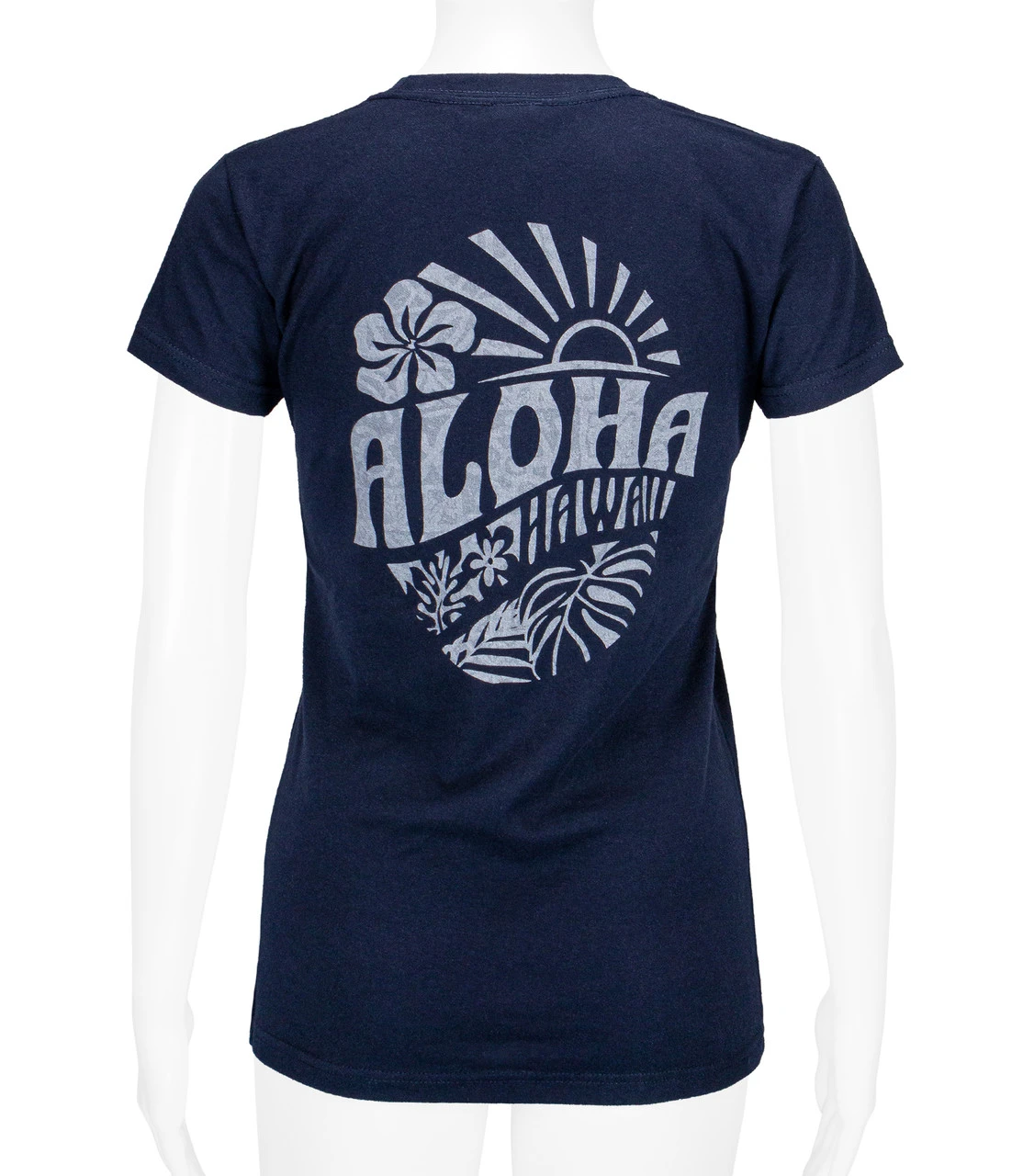Island Girl® Surf Tee - Sunny Aloha: Navy 1 Island Girl® Surf Tee - Sunny Aloha: Navy