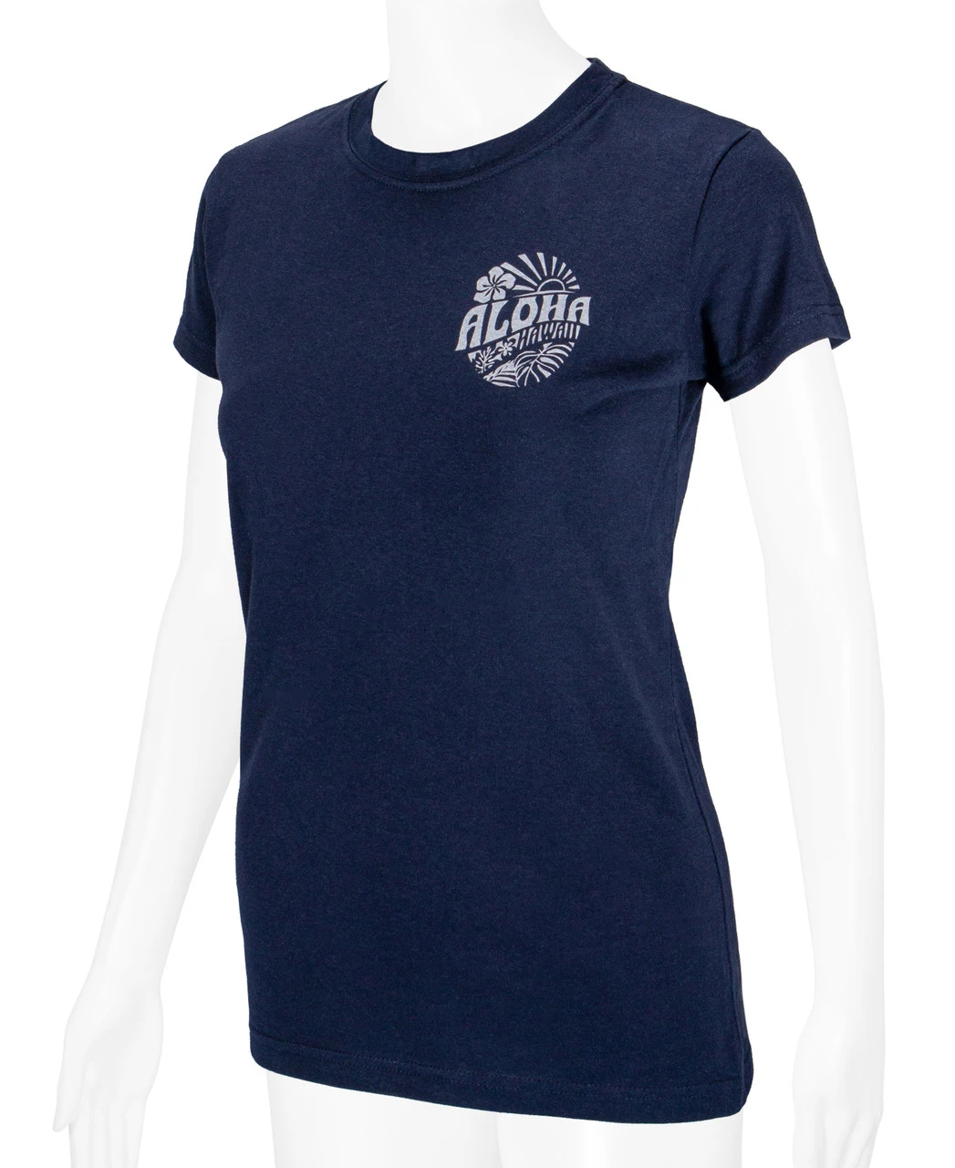 Island Girl® Surf Tee - Sunny Aloha: Navy 3 Island Girl® Surf Tee - Sunny Aloha: Navy - Image 3